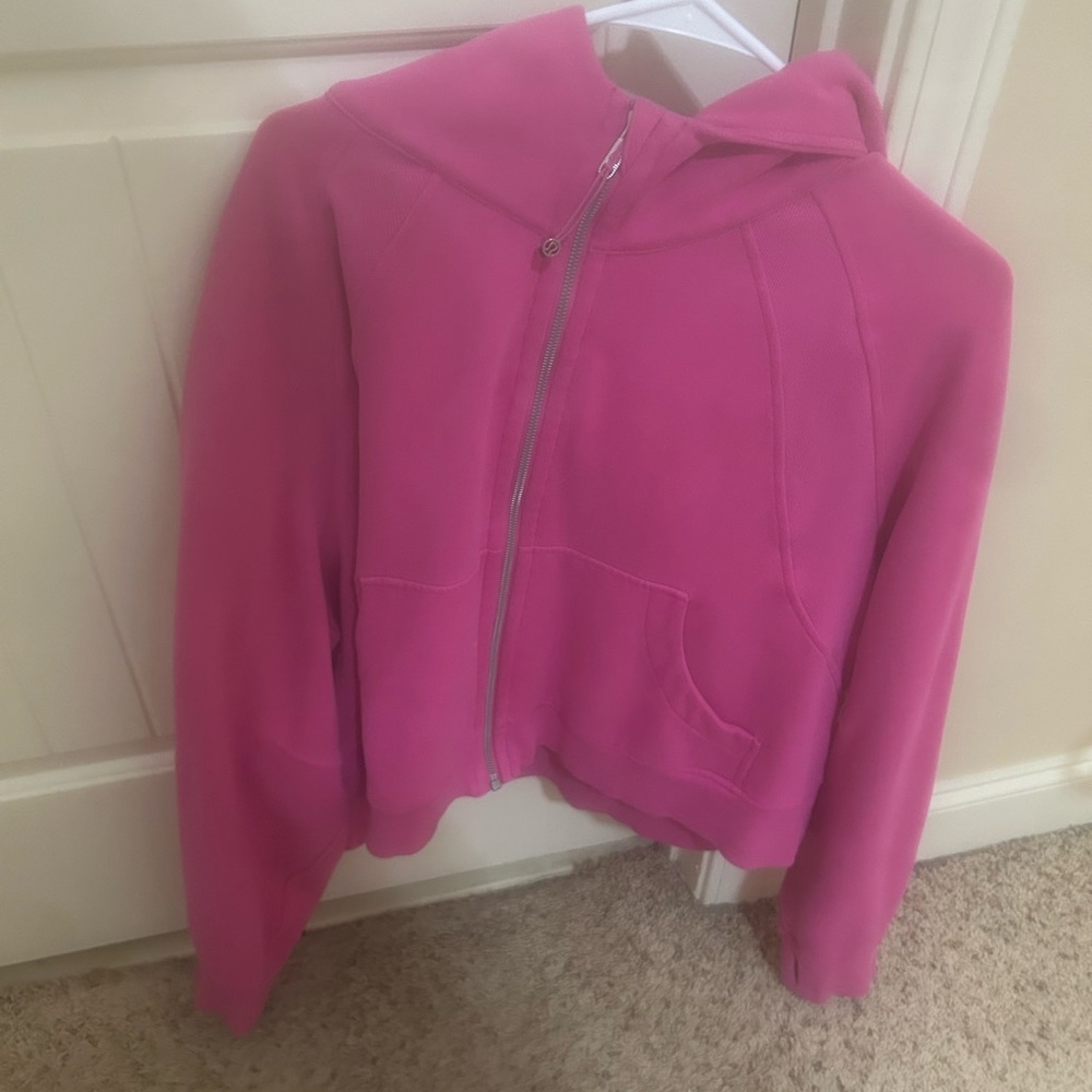 Lululemon Pink Scuba zip up